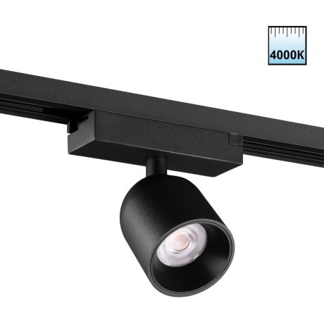 359804 Черный светодиодный однофазный двужильный трековый светильник 10Вт 882Лм 4000К 32° CRI≥90 180-265V IP20 Novotech SOLETTE