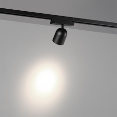 359804 Черный светодиодный однофазный двужильный трековый светильник 10Вт 882Лм 4000К 32° CRI≥90 180-265V IP20 Novotech SOLETTE