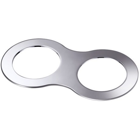 358243 SPOT NT19 287 хром Рамка декоративная к артикулам 357585-357587, 357589, 357909-357910, 37063 METIS