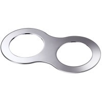 358243 SPOT NT19 287 хром Рамка декоративная к артикулам 357585-357587, 357589, 357909-357910, 37063 METIS