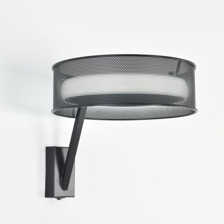 8370/15WL Настенный светильник с черным перфорированный металлическим абажуром 15Вт 650Лм 3000;4000;6000K CRI80 220V LUMION ALVA