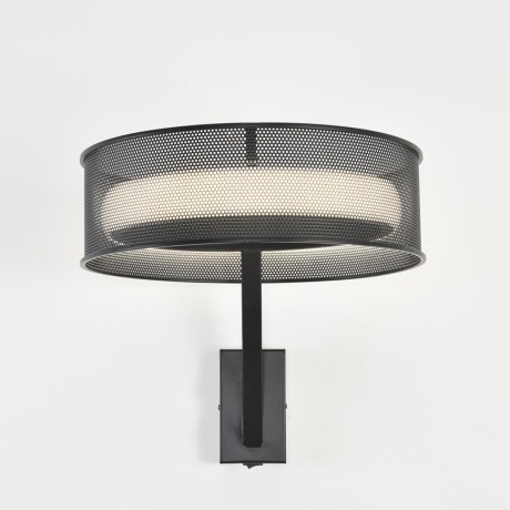 8370/15WL Настенный светильник с черным перфорированный металлическим абажуром 15Вт 650Лм 3000;4000;6000K CRI80 220V LUMION ALVA