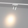 359805 Белый светодиодный однофазный двужильный трековый светильник 10Вт 882Лм 3000К 32° CRI≥90 180-265V IP20 Novotech SOLETTE