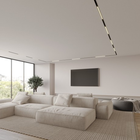 359485 Трековый светодиодный TUYA SMART светильник Novotech Flum CRI90+ 3000-6500К 1920Лм 100° 24W Bluetooth Wi-Fi Алиса