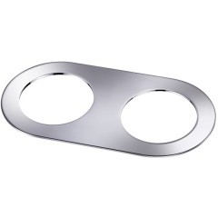 358244 SPOT NT19 287 хром Рамка декоративная к артикулам 357585-357587, 357589, 357909-357910, 37063 METIS