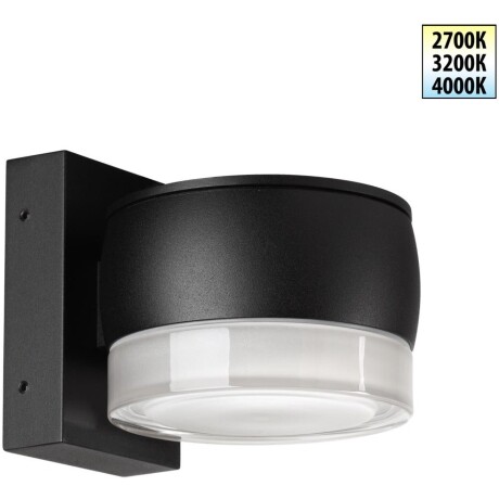 Уличный настенный светильник с переключателем цветовой температуры и влагозащитой IP65 Novotech LED 16W 100-240V 2700К/3200К/4000К ESTIMA 359719