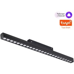 359490 Трековый светодиодный TUYA SMART светильник Novotech Flum CRI90+ 3000-6500К 1920Лм 38° 24W Bluetooth Wi-Fi Алиса