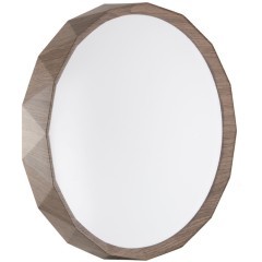 7637/DLN Светильник Sonex BASICA LED 48Вт 3000/4000/6000К D385 IP43 CCT ZIF WOOD